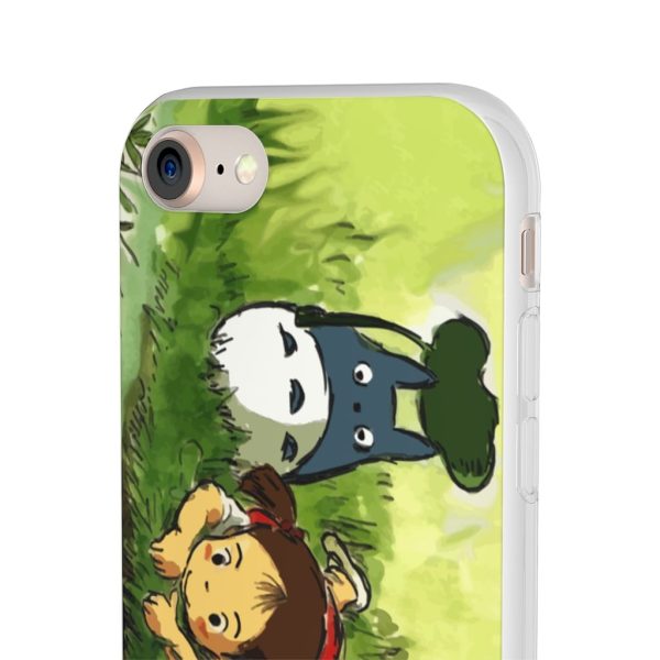 Studio Ghibli Totoro Movie - My Neighbor Totoro – Playing Mei iPhone Cases-Accessories, My Neighbor Totoro, Phone Case, Studio Ghibli Totoro Movie