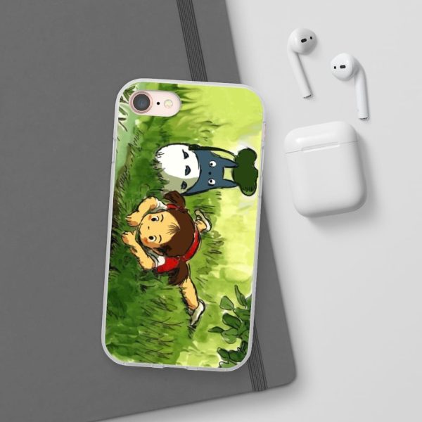 Studio Ghibli Totoro Movie - My Neighbor Totoro – Playing Mei iPhone Cases-Accessories, My Neighbor Totoro, Phone Case, Studio Ghibli Totoro Movie