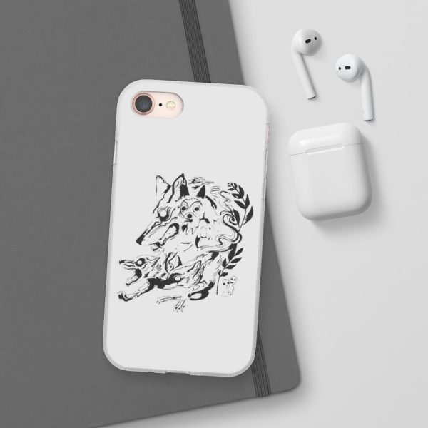 Watch Princess Mononoke - Princess Mononoke and The Wolf Creative Art iPhone Cases-Accessories, Phone Case, princess mononoke, Watch Princess Mononoke