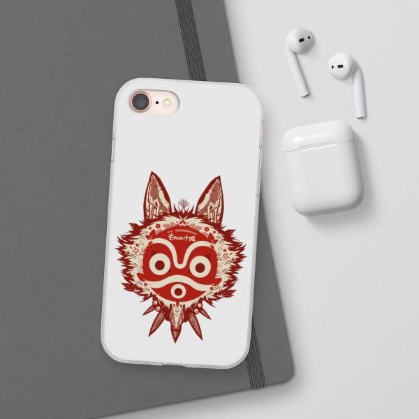 Princess Mononoke Spirits - Princess Mononoke Mask iPhone Cases-Accessories, Phone Case, princess mononoke, Princess Mononoke Spirits