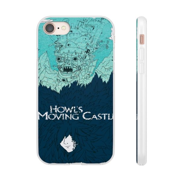 Witch Howl's Moving Castle - Howl’s Moving Castle Blue Tone Art iPhone Cases-Accessories, Howl's Moving Castle, Phone Case, Witch Howl's Moving Castle