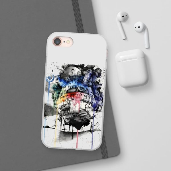 Howl's Moving Castle Calcifer - Howl’s Moving Castle Impressionism iPhone Cases-Accessories, Howl's Moving Castle, Howl's Moving Castle Calcifer, Phone Case