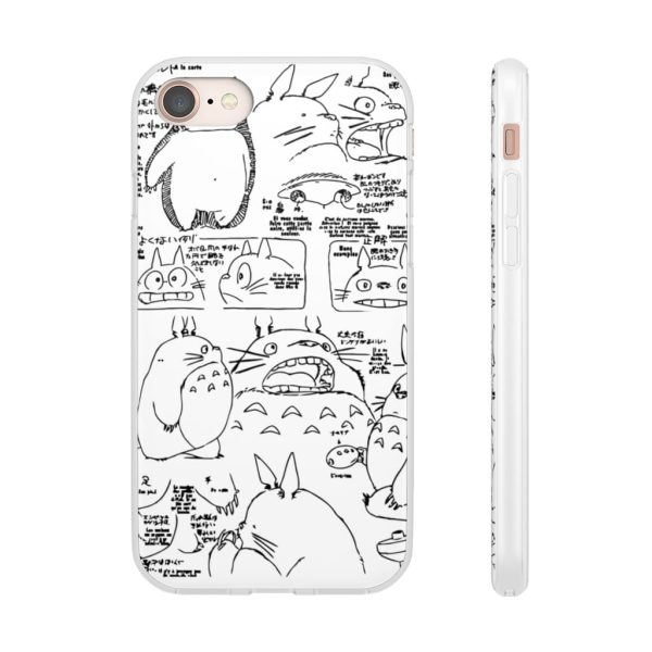 Mi Vecino Totoro - Totoro Original Character Sketch iPhone Cases-Accessories, Mi Vecino Totoro, My Neighbor Totoro, Phone Case