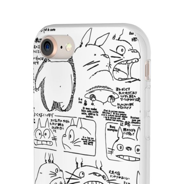 Mi Vecino Totoro - Totoro Original Character Sketch iPhone Cases-Accessories, Mi Vecino Totoro, My Neighbor Totoro, Phone Case