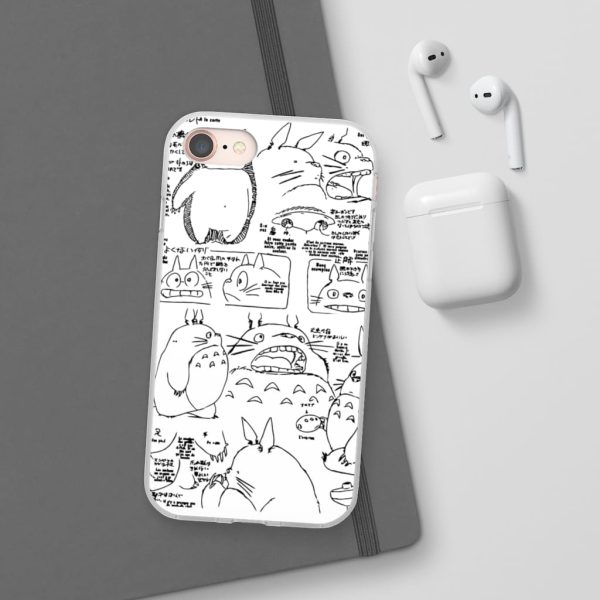 Mi Vecino Totoro - Totoro Original Character Sketch iPhone Cases-Accessories, Mi Vecino Totoro, My Neighbor Totoro, Phone Case