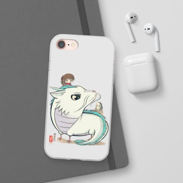 Haku Spirited Away - Spirited Aways Chibi iPhone Cases-Accessories, Haku Spirited Away, Kamaji Spirited Away, Phone Case, Spirited Away, Spirited Away English Cast