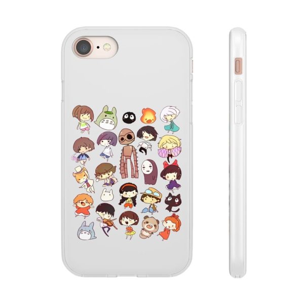 Ghibli Movie Characters Cute Chibi Collection iPhone Cases-Accessories, Phone Case