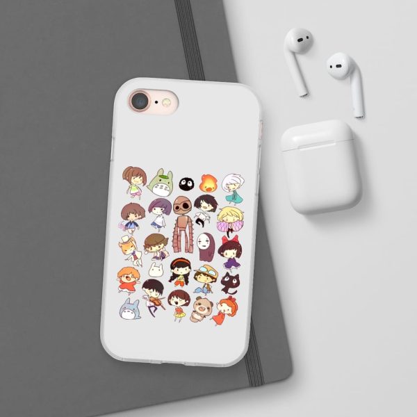 Ghibli Movie Characters Cute Chibi Collection iPhone Cases-Accessories, Phone Case