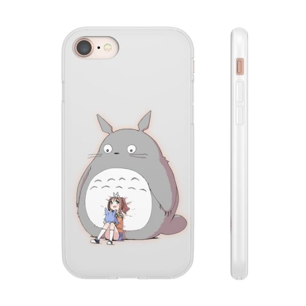 Totoro Concrete Facebook - Totoro and the little girl iPhone Cases-Accessories, My Neighbor Totoro, Phone Case, Totoro Concrete Facebook