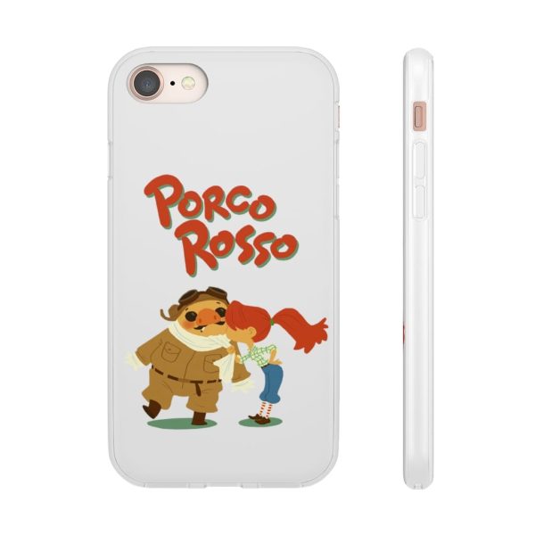 Porco Rosso – The Kiss iPhone Cases-Accessories, Phone Case, porco rosso