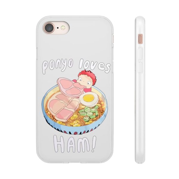 Ponyo Meaning - Ponyo Loves Ham iPhone Cases-Accessories, ponyo, Ponyo Meaning