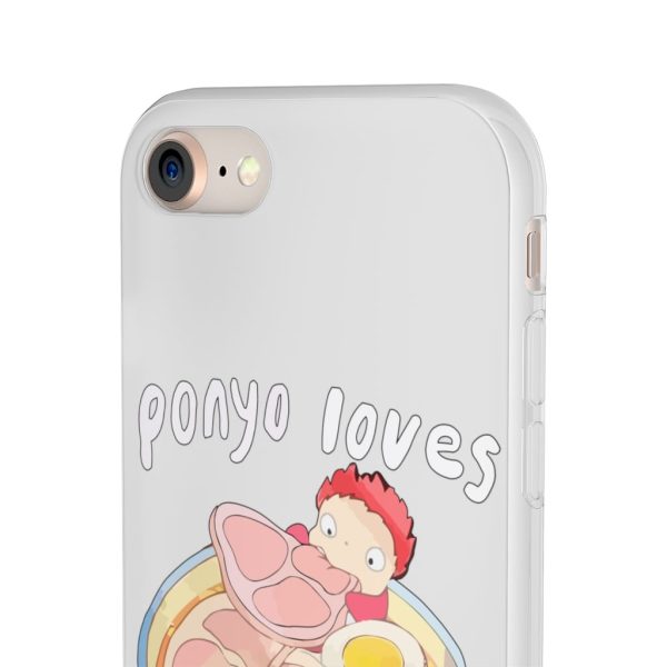 Ponyo Meaning - Ponyo Loves Ham iPhone Cases-Accessories, ponyo, Ponyo Meaning