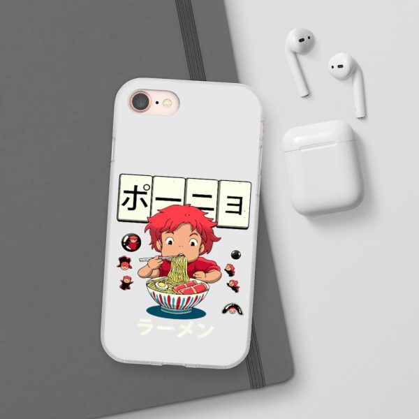 Ponyo - Ponyo very first Ramen iPhone Cases-Accessories, Phone Case, ponyo