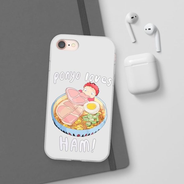 Ponyo Meaning - Ponyo Loves Ham iPhone Cases-Accessories, ponyo, Ponyo Meaning