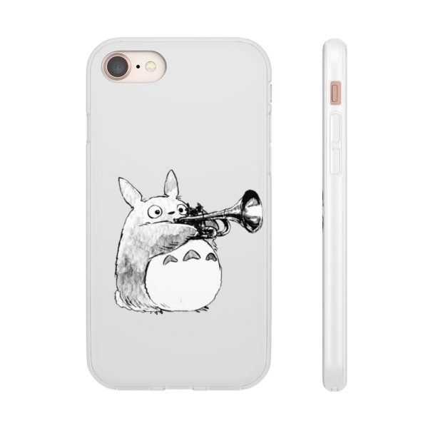 Mei My Neighbor Totoro - Totoro and the Trumpet iPhone Cases-Accessories, Mei My Neighbor Totoro, My Neighbor Totoro, Phone Case