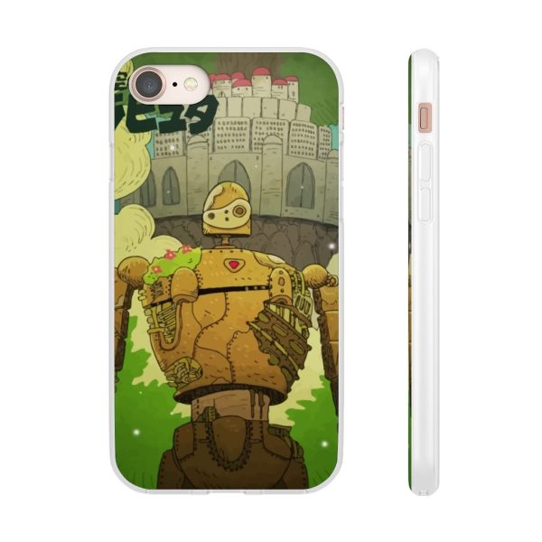 Laputa Castle In The Sky English Cast - Laputa Castle in the Sky Robot Warrior iPhone Cases-Accessories, Laputa Castle In The Sky English Cast, Laputa: Castle in the Sky, Phone Case