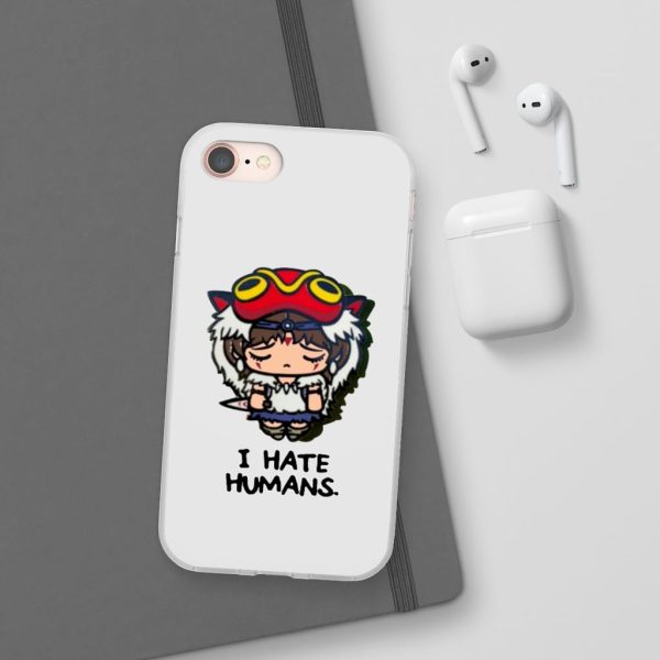 Princess Mononoke Showtimes - Princess Mononoke Chibi – I Hate Humans iPhone Cases-Accessories, Phone Case, princess mononoke, Princess Mononoke Showtimes