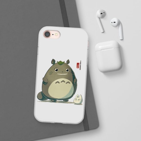 Totoro Wallpaper - Totoro Cute Chibi iPhone Cases-Accessories, My Neighbor Totoro, Phone Case, Totoro Wallpaper