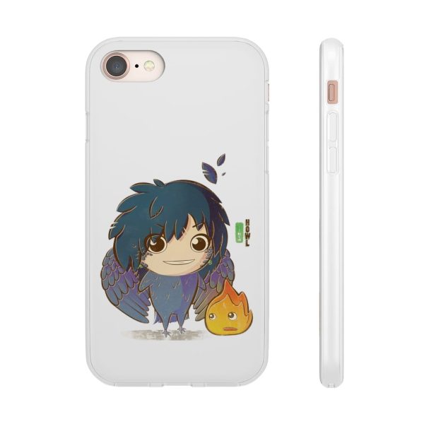 Howl's Moving Castle Calcifer - Howl’s Moving Castle – Howl Chibi iPhone Cases-Accessories, Howl's Moving Castle, Howl's Moving Castle Calcifer, Phone Case