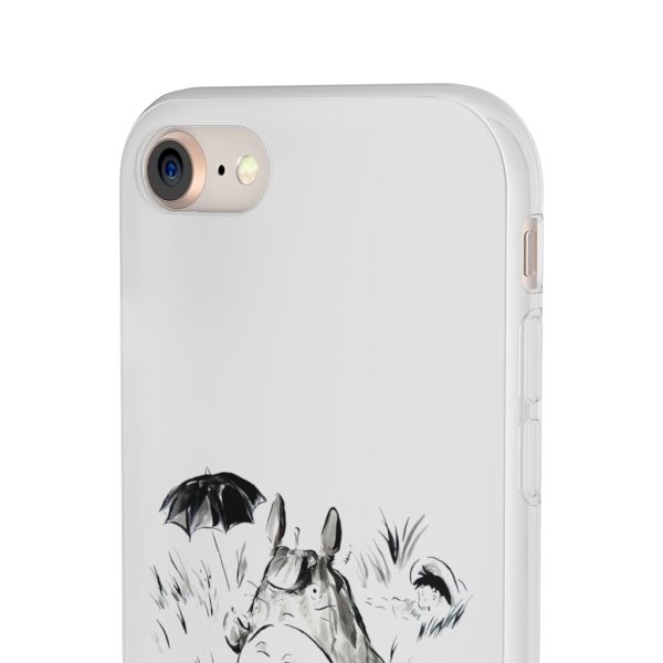 Dai-totoro - Totoro And The Girls Ink Painting iPhone Cases-Accessories, Dai-totoro, My Neighbor Totoro, Phone Case