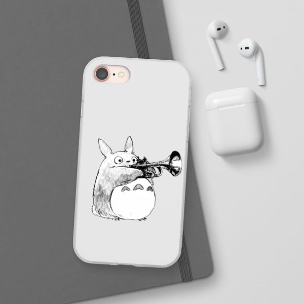 Mei My Neighbor Totoro - Totoro and the Trumpet iPhone Cases-Accessories, Mei My Neighbor Totoro, My Neighbor Totoro, Phone Case