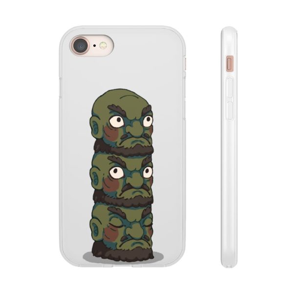 Spirited Away Showtimes - Spirited Away – Yubaba Kashira 3 Heads iPhone Cases-Accessories, Phone Case, Spirited Away, Spirited Away Showtimes