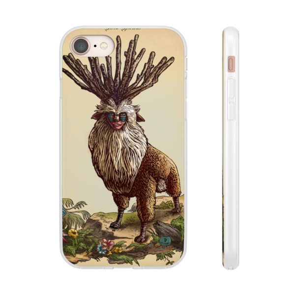 Princess Mononoke With Wolf - Princess Mononoke – Shishigami Day Time Detailed iPhone Cases-Accessories, Phone Case, princess mononoke, Princess Mononoke With Wolf