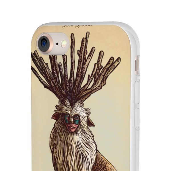 Princess Mononoke With Wolf - Princess Mononoke – Shishigami Day Time Detailed iPhone Cases-Accessories, Phone Case, princess mononoke, Princess Mononoke With Wolf