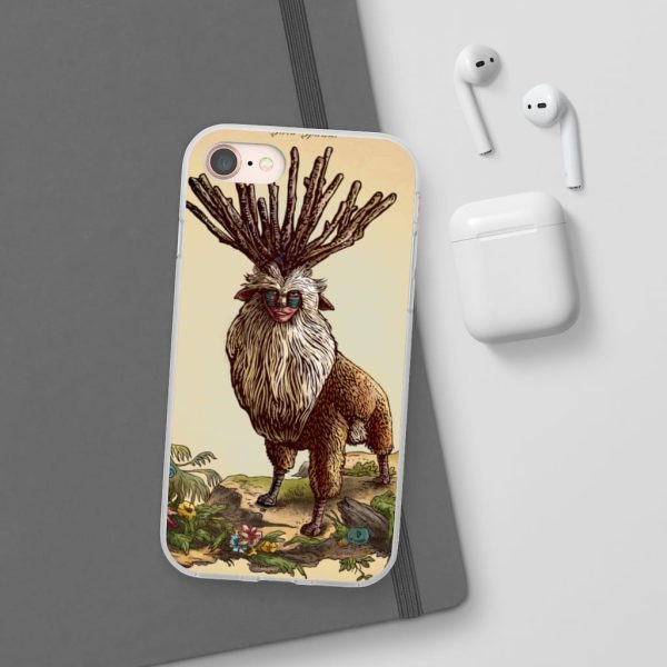 Princess Mononoke With Wolf - Princess Mononoke – Shishigami Day Time Detailed iPhone Cases-Accessories, Phone Case, princess mononoke, Princess Mononoke With Wolf