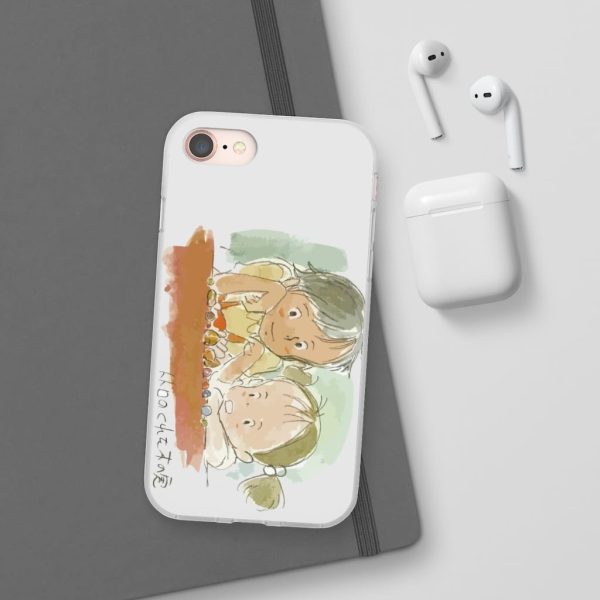 My Neighbor Totoro Japanese - My Neighbor Totoro – Mei & Satsuki Water Color iPhone Cases-Accessories, My Neighbor Totoro, My Neighbor Totoro Japanese, Phone Case