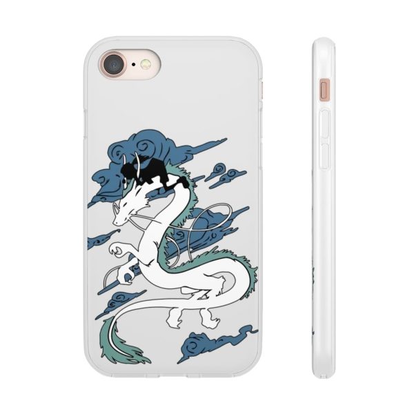 Spirited Away Tattoo - Spirited Away – Sen Riding Haku Dragon iPhone Cases-Accessories, Phone Case, Spirited Away, Spirited Away Tattoo