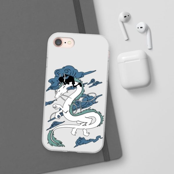 Spirited Away Tattoo - Spirited Away – Sen Riding Haku Dragon iPhone Cases-Accessories, Phone Case, Spirited Away, Spirited Away Tattoo