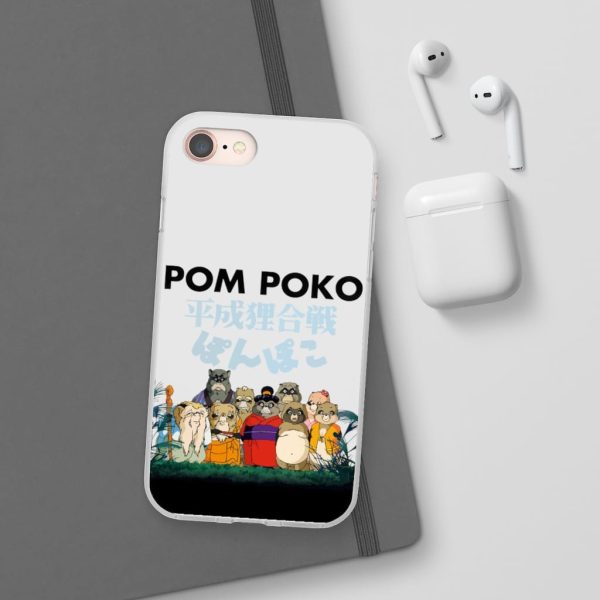 Pom Poko Poster Japanese iPhone Cases-Accessories, Phone Case, Pom Poko