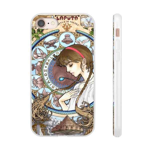 Ghibli Laputa Castle In The Sky - Laputa: Castle in The Sky – Sheeta Portrait Art iPhone Cases-Accessories, Ghibli Laputa Castle In The Sky, Laputa: Castle in the Sky, Phone Case