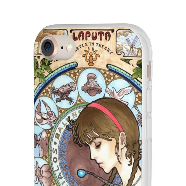 Ghibli Laputa Castle In The Sky - Laputa: Castle in The Sky – Sheeta Portrait Art iPhone Cases-Accessories, Ghibli Laputa Castle In The Sky, Laputa: Castle in the Sky, Phone Case