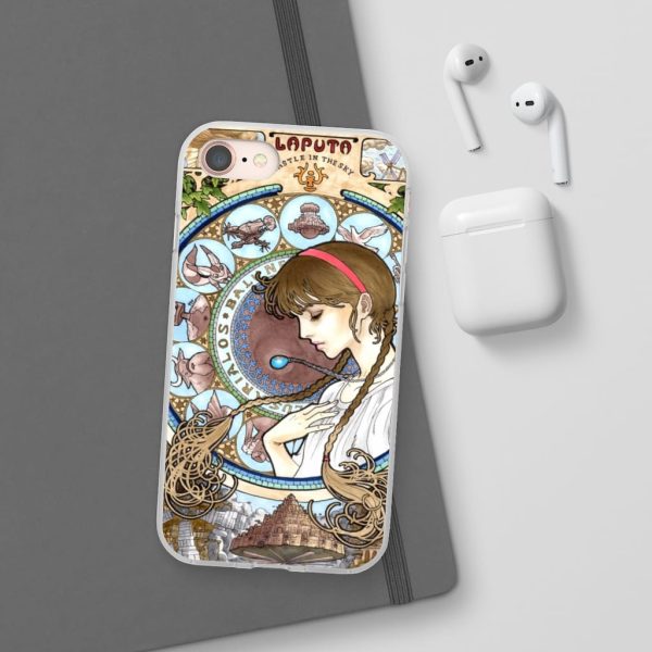 Ghibli Laputa Castle In The Sky - Laputa: Castle in The Sky – Sheeta Portrait Art iPhone Cases-Accessories, Ghibli Laputa Castle In The Sky, Laputa: Castle in the Sky, Phone Case