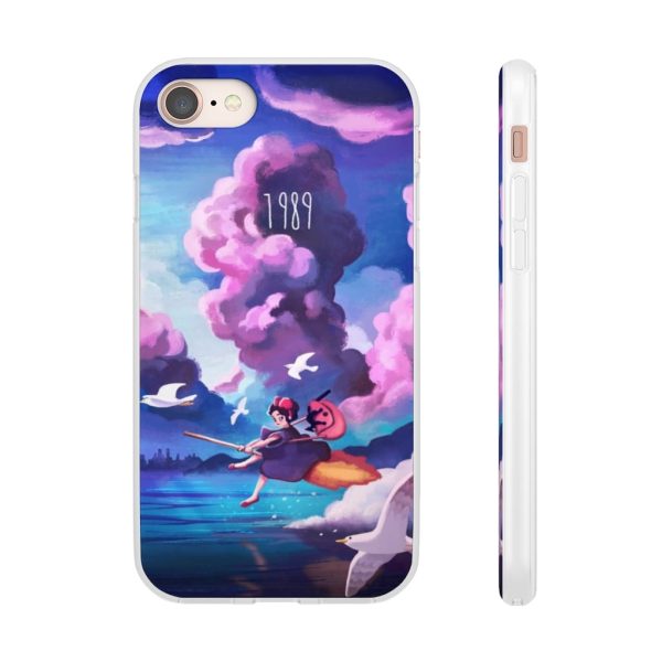 Movie Kiki's Delivery Service - Kiki’s Delivery service 1989 Illustration iPhone Cases-Accessories, Kiki's Delivery Service, Movie Kiki's Delivery Service, Phone Case