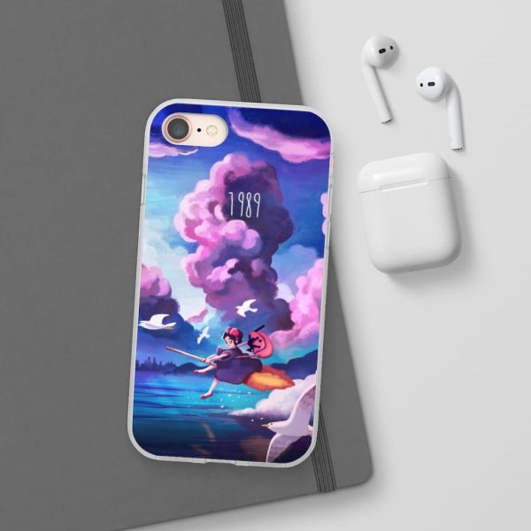 Movie Kiki's Delivery Service - Kiki’s Delivery service 1989 Illustration iPhone Cases-Accessories, Kiki's Delivery Service, Movie Kiki's Delivery Service, Phone Case