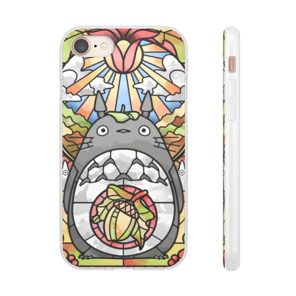 Totoro Film - Totoro Stained Glass Art iPhone Cases-Accessories, My Neighbor Totoro, Phone Case, Totoro Film