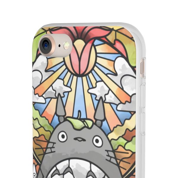 Totoro Film - Totoro Stained Glass Art iPhone Cases-Accessories, My Neighbor Totoro, Phone Case, Totoro Film