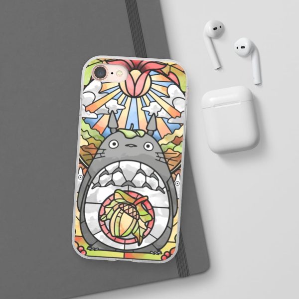 Totoro Film - Totoro Stained Glass Art iPhone Cases-Accessories, My Neighbor Totoro, Phone Case, Totoro Film