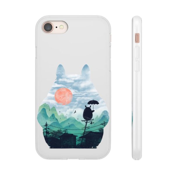 Characters From My Neighbor Totoro - Totoro on the Line Lanscape iPhone Cases-Accessories, Characters From My Neighbor Totoro, My Neighbor Totoro, Phone Case