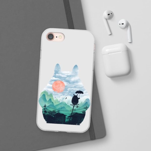 Characters From My Neighbor Totoro - Totoro on the Line Lanscape iPhone Cases-Accessories, Characters From My Neighbor Totoro, My Neighbor Totoro, Phone Case