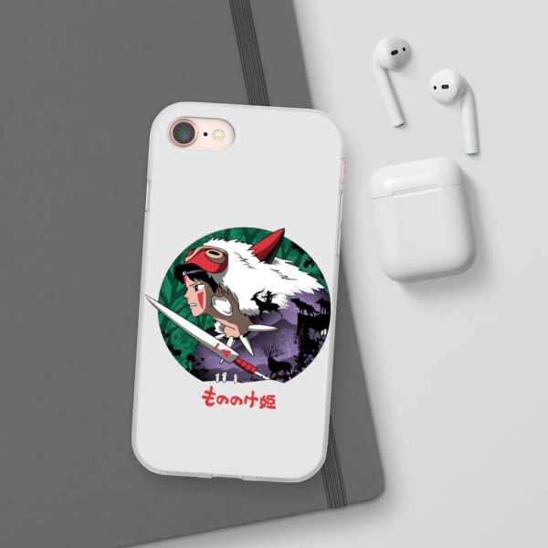 Where To Watch Princess Mononoke - Princess Mononoke’s Journey iPhone Cases-Accessories, Phone Case, princess mononoke, Where To Watch Princess Mononoke