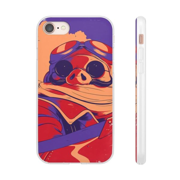 Porco Rosso Retro iPhone Cases-Accessories, Phone Case, porco rosso