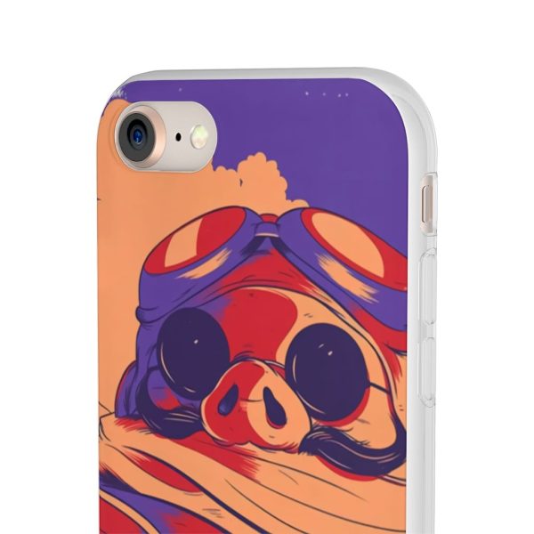 Porco Rosso Retro iPhone Cases-Accessories, Phone Case, porco rosso