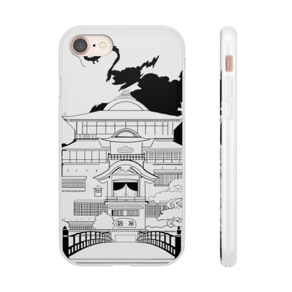 Spirited Away English Actors - Spirited Away Bathhouse illustrated Graphic iPhone Cases-Accessories, Phone Case, Spirited Away, Spirited Away English Actors