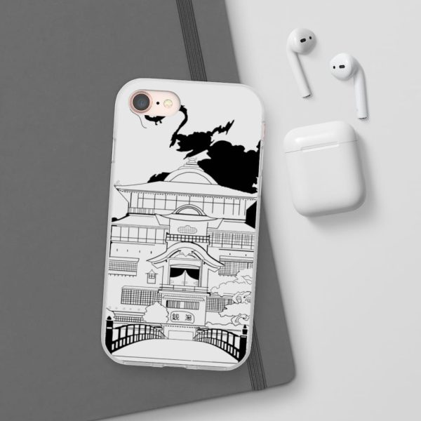 Spirited Away English Actors - Spirited Away Bathhouse illustrated Graphic iPhone Cases-Accessories, Phone Case, Spirited Away, Spirited Away English Actors