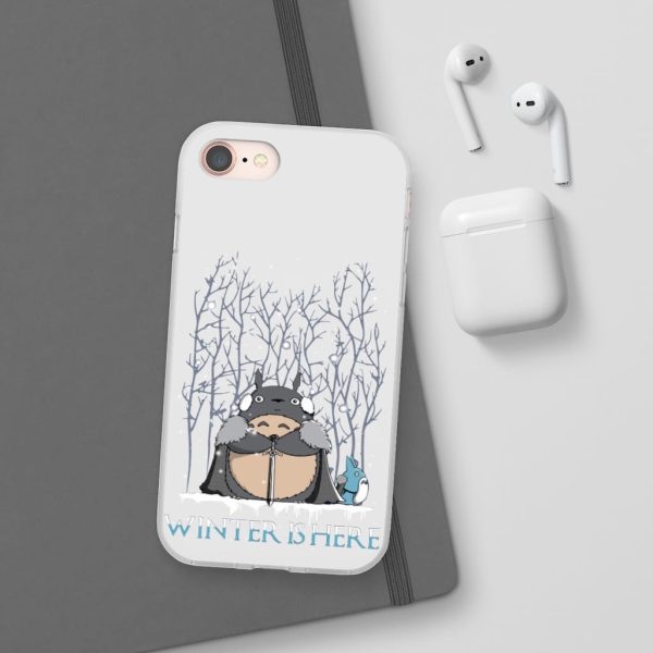 Totoro Poster - Totoro Game of Throne Winter is Here iPhone Cases-Accessories, My Neighbor Totoro, Phone Case, Totoro Poster