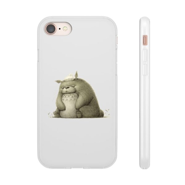 Tom Totoro Concrete Atlantic City - The Fluffy Totoro iPhone Cases-Accessories, My Neighbor Totoro, Phone Case, Tom Totoro Concrete Atlantic City